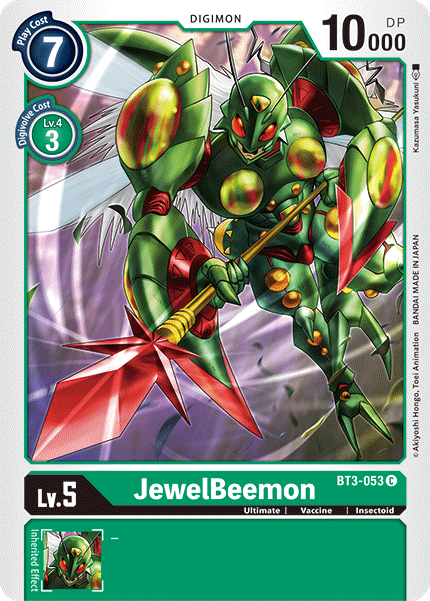 Digimon TCG Card 'BT3-053' 'JewelBeemon'