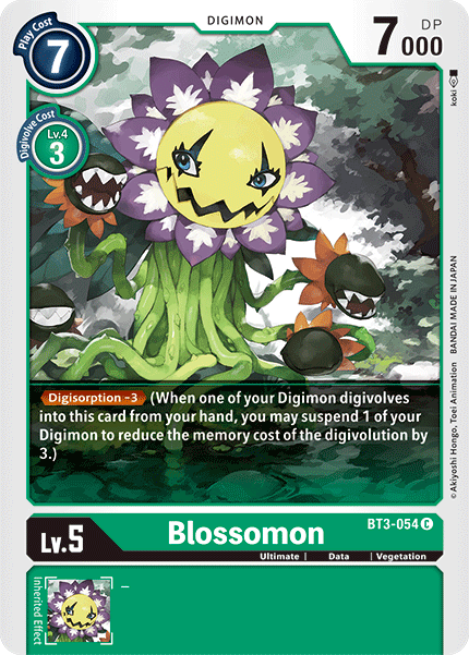 Digimon TCG Card 'BT3-054' 'Blossomon'