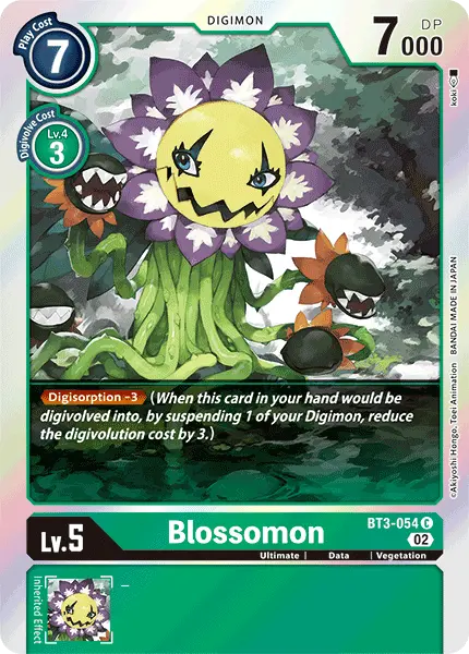 Digimon TCG Card 'BT3-054_P2' 'Blossomon'