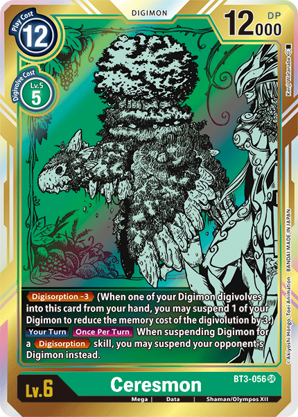 Digimon TCG Card 'BT3-056_P1' 'Ceresmon'