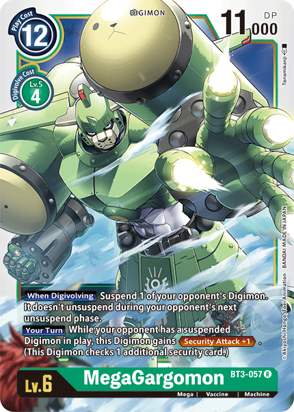 Digimon TCG Card BT3-057 MegaGargomon