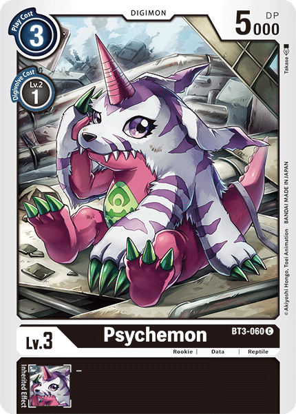 Digimon TCG Card 'BT3-060' 'Psychemon'