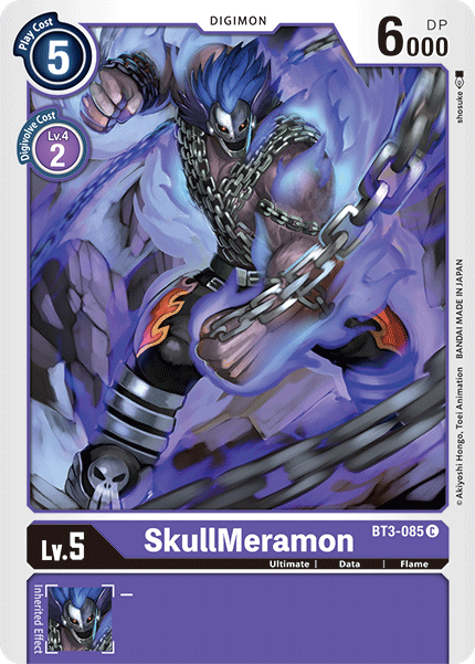 Digimon TCG Card 'BT3-085' 'SkullMeramon'