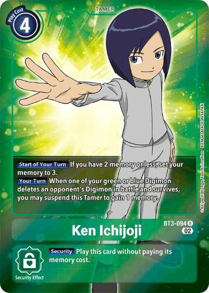 Digimon TCG Card 'BT3-094_P1' 'Ken Ichijouji'