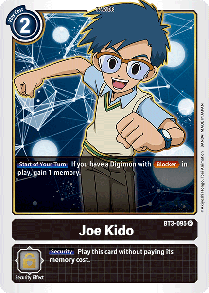 Digimon TCG Card BT3-095 Joe Kido