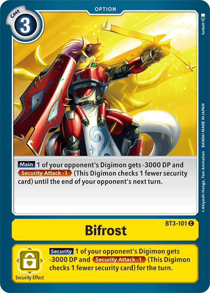 Digimon TCG Card 'BT3-101' 'Bifrost'