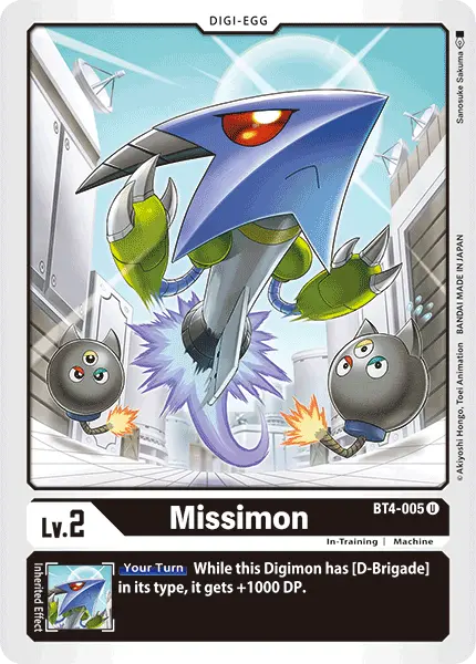 Digimon TCG Card 'BT4-005' 'Missimon'