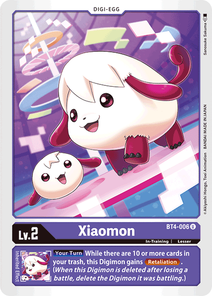 Digimon TCG Card 'BT4-006' 'Xiaomon'