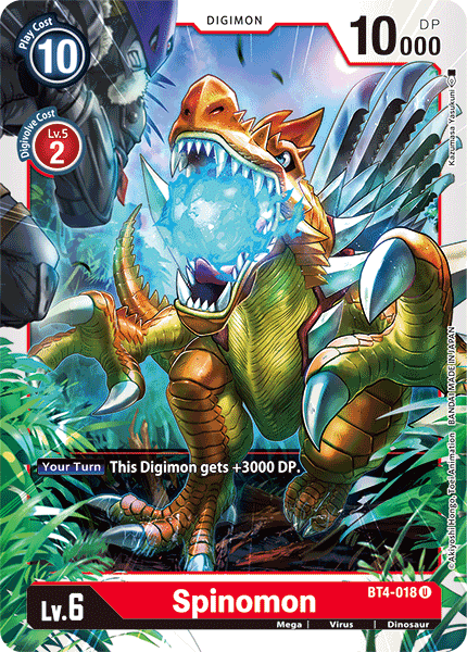 Digimon TCG Card 'BT4-018' 'Spinomon'