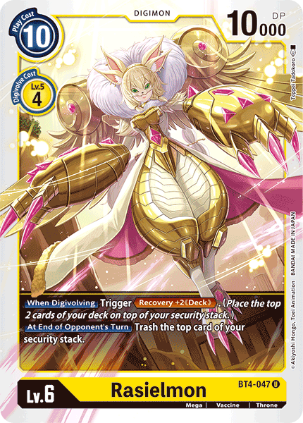 Digimon TCG Card BT4-047 Rasielmon