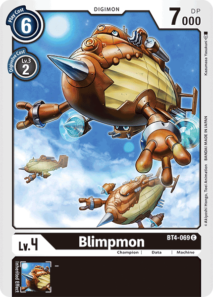 Digimon TCG Card 'BT4-069' 'Blimpmon'