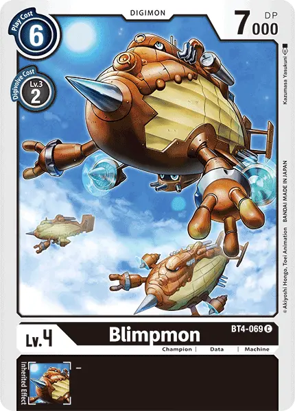 Digimon TCG Card 'BT4-069' 'Blimpmon'