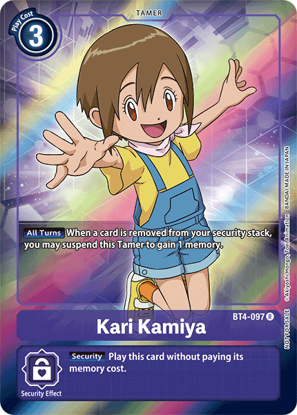 Digimon TCG Card 'BT4-097_P1' 'Kari Kamiya'