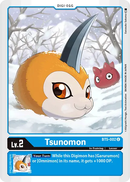 Digimon TCG Card 'BT5-002' 'Tsunomon'