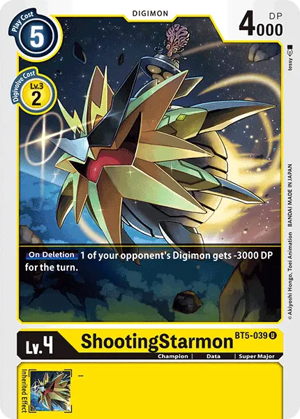 Digimon TCG Card 'BT5-039' 'ShootingStarmon'