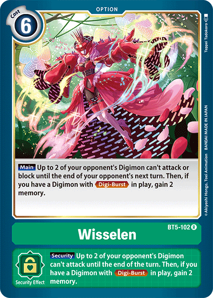 Digimon TCG Card BT5-102 Wisselen