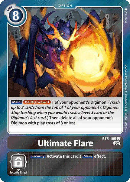 Digimon TCG Card BT5-105_P2 Ultimate Flare