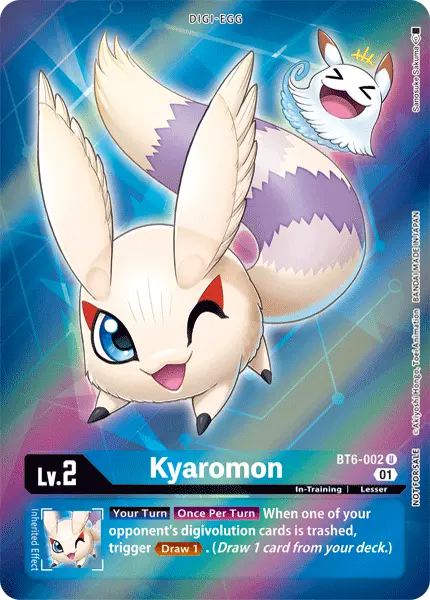 Digimon TCG Card 'BT6-002_P1' 'Kyaromon'