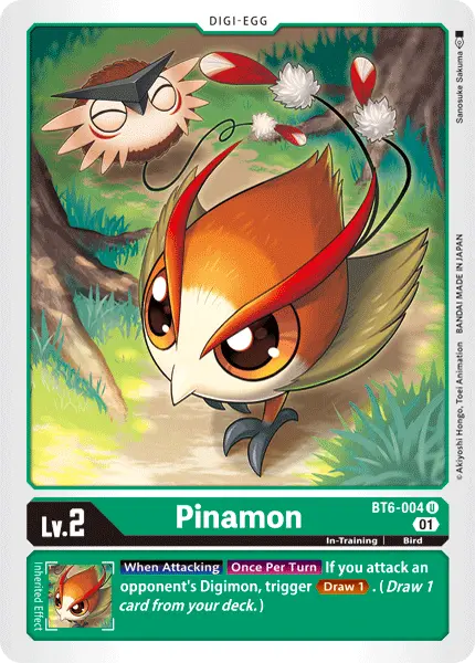 Digimon TCG Card 'BT6-004' 'Pinamon'