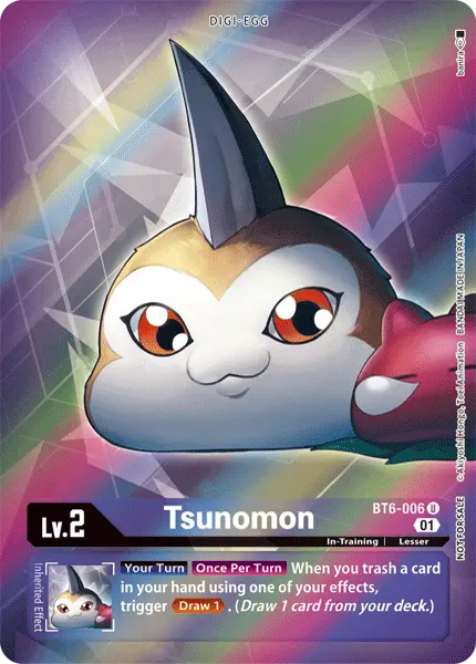 Digimon TCG Card 'BT6-006_P1' 'Tsunomon'