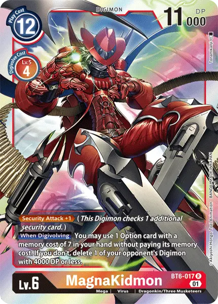 Digimon TCG Card 'BT6-017' 'MagnaKidmon'