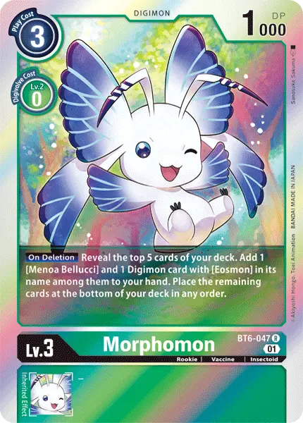 Digimon TCG Card BT6-047 Morphomon