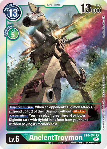 Digimon TCG Card BT6-054 AncientTroymon