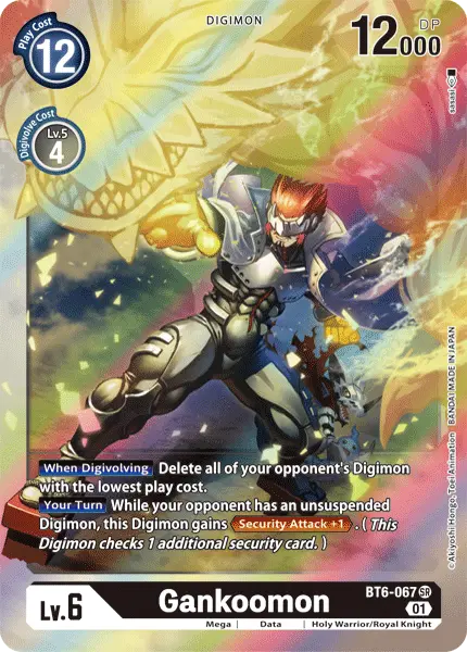 Digimon TCG Card 'BT6-067' 'Gankoomon'