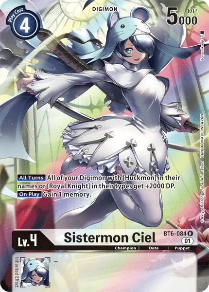 Digimon TCG Card BT6-084_P1 Sistermon Ciel