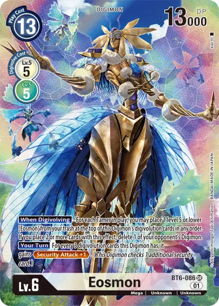 Digimon TCG Card BT6-086_P1 Eosmon