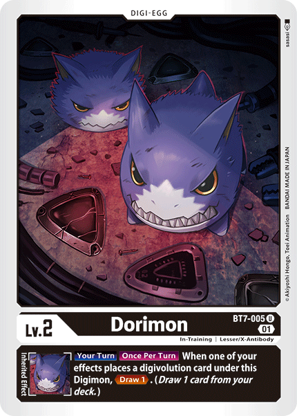 Digimon TCG Card 'BT7-005' 'Dorimon'