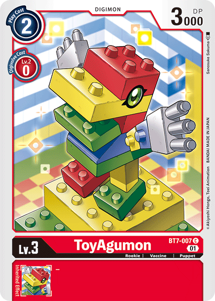 Digimon TCG Card BT7-007 ToyAgumon