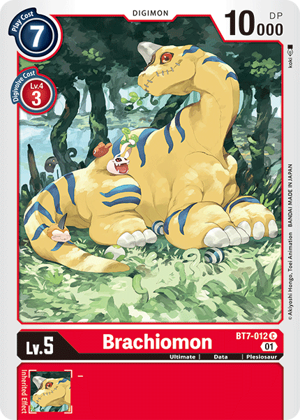 Digimon TCG Card 'BT7-012' 'Brachiomon'