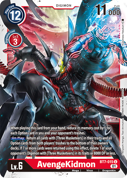 Digimon TCG Card 'BT7-015' 'AvengeKidmon'