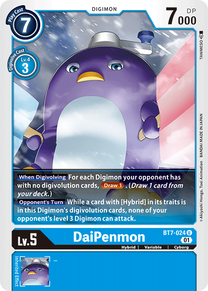 Digimon TCG Card 'BT7-024' 'DaiPenmon'