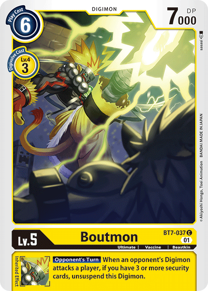 Digimon TCG Card BT7-037 Boutmon