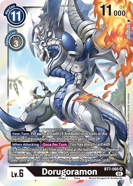 Digimon TCG Card BT7-065 Dorugoramon