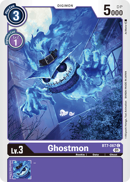 Digimon TCG Card BT7-067 Ghostmon