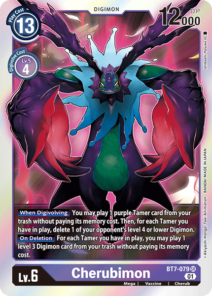 Deck Cherubimon - 6th with preview of card BT7-079