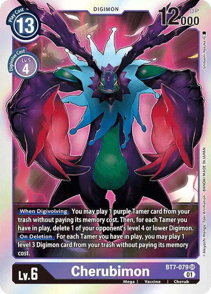 Digimon TCG Card 'BT7-079' 'Cherubimon'