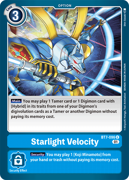 Digimon TCG Card BT7-096 Starlight Velocity