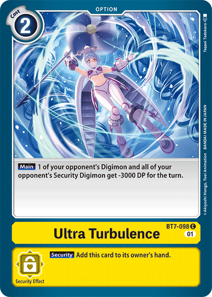 Digimon TCG Card BT7-098 Ultra Turbulence