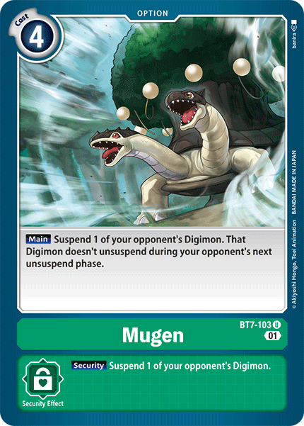 Digimon TCG Card 'BT7-103' 'Mugen'