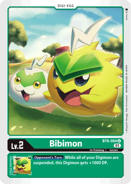Digimon TCG Card BT8-004 Bibimon