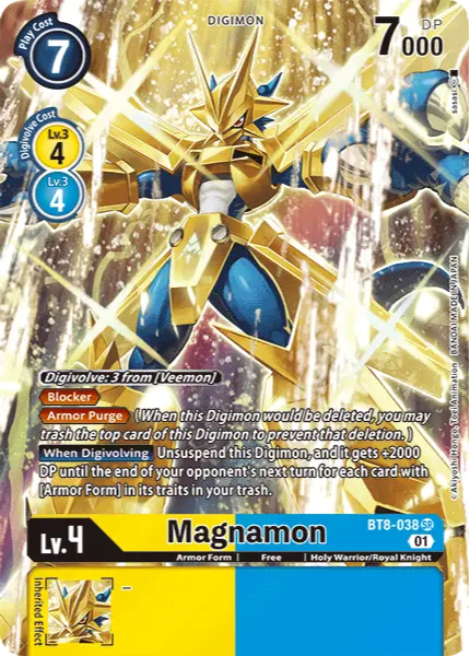 Digimon TCG Card BT8-038_P1 Magnamon