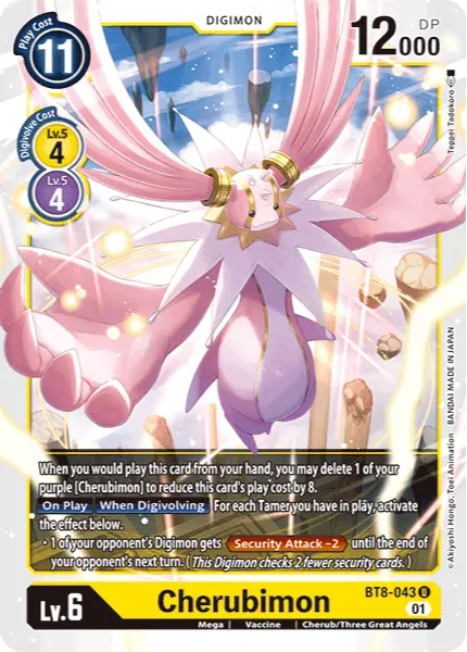 Digimon TCG Card 'BT8-043' 'Cherubimon'