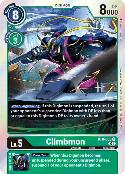 Digimon TCG Card 'BT8-055' 'Climbmon'