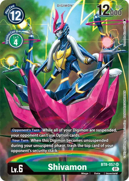 Digimon TCG Card BT8-057_P1 Shivamon