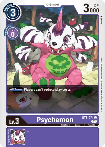 Digimon TCG Card BT8-071 Psychemon