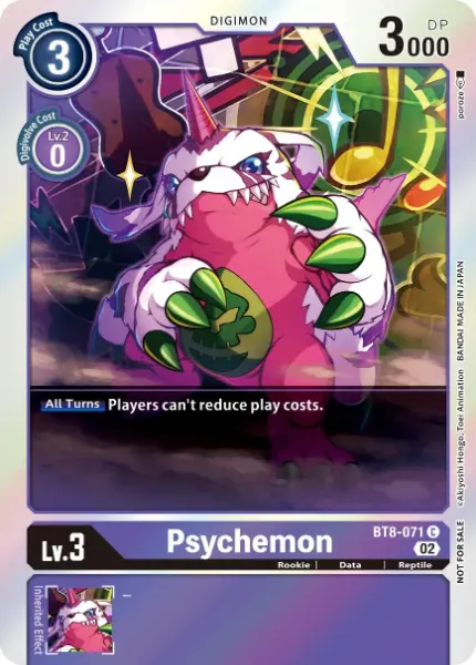 Digimon TCG Card 'BT8-071_P2' 'Psychemon'